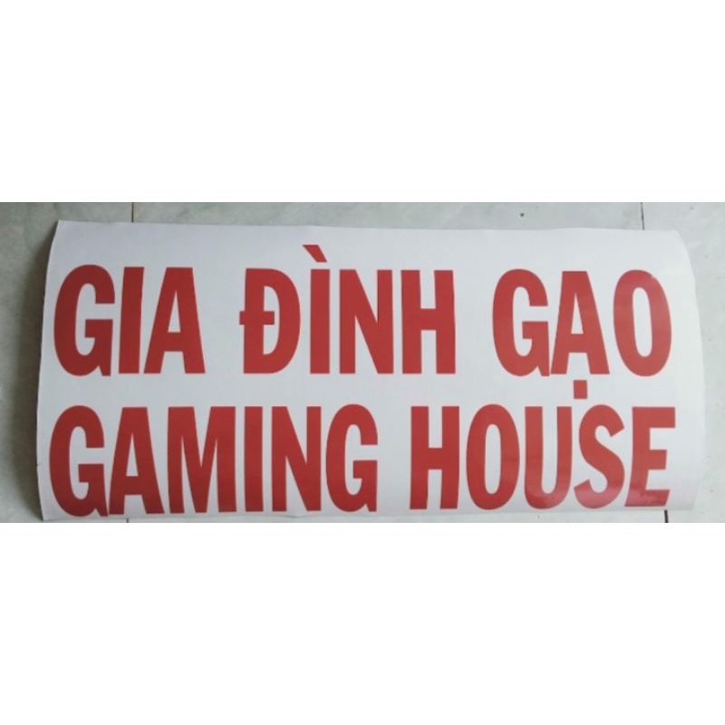 Cắt chữ decal theo yêu cầu có nhiều màu sắc