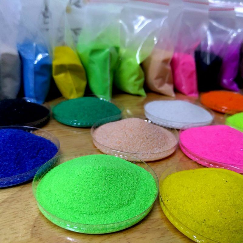 Combo 13 bịch cát màu  mỗi bịch 100g