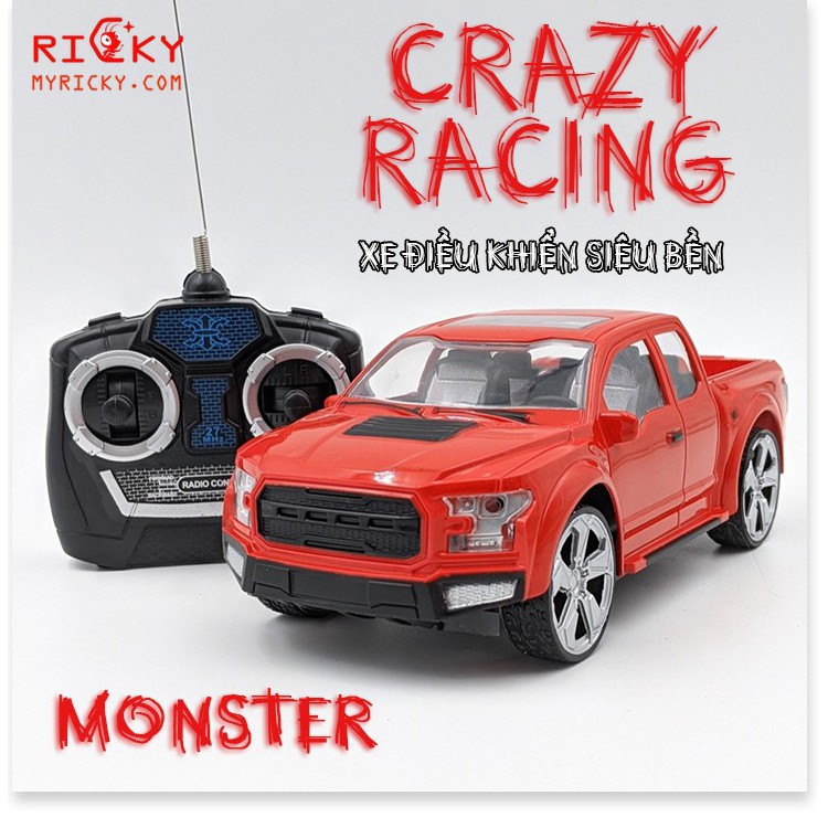 Xe điều khiển bán tải siêu bền giá rẻ Crazy Racing
