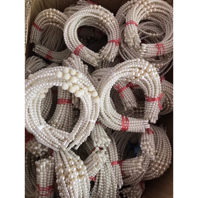 Bợp tóc gắn hạt ngọc siêu hot, siêu cute