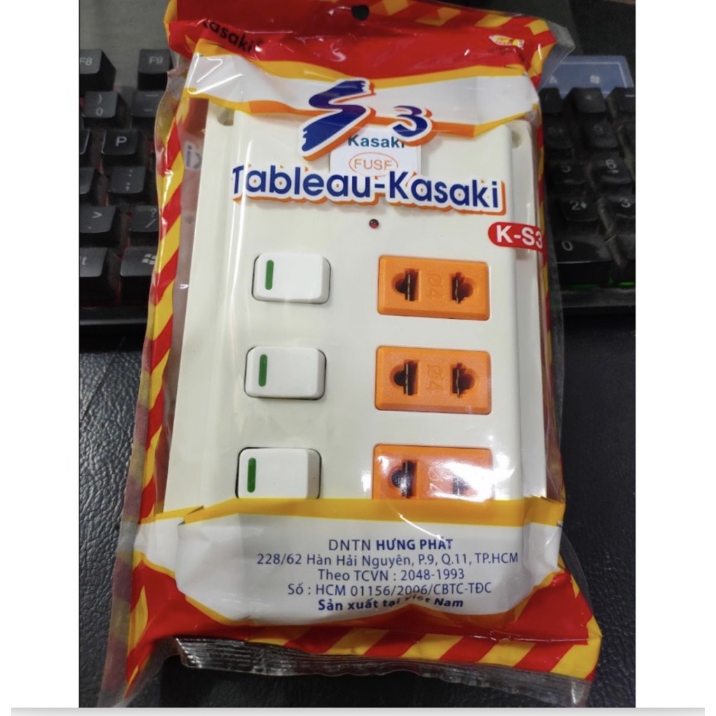Taplo 1 công tắc, 2 công tắc, 3 công tắc Kasaki