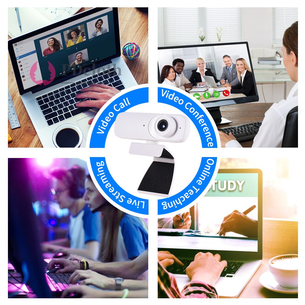 Webcam Kèm Micro Hỗ Trợ Độ Phân Giải Hd 1080p | BigBuy360 - bigbuy360.vn