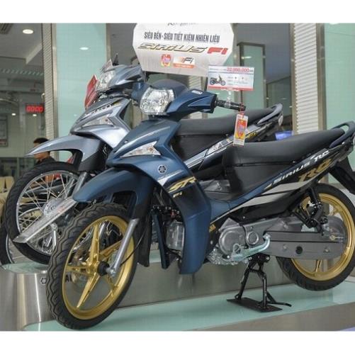 Mặt nạ xanh mờ Sirius Fi Yamaha