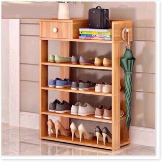 KỆ ĐỂ GIÀY DÉP 5 TẦNG [KỆ GỖ]