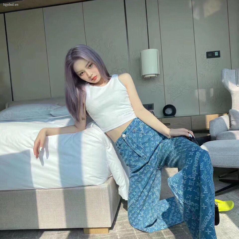 Quần jeans lưng cao thời trang phong cách hiphop đường phố Âu Mỹ 20 | BigBuy360 - bigbuy360.vn