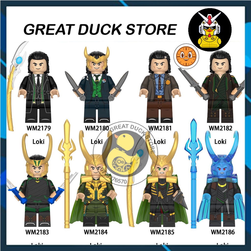 WM6118  Mô Hình Siêu Anh Hùng Đồ Chơi Lắp Ráp Super Hero Nhân Vật Loki