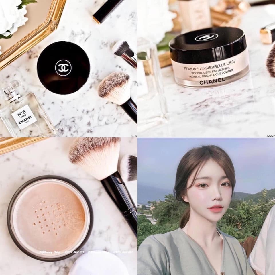 Phấn phủ Chanel Poudre Universelle Libre Dạng Bột Pháp 30g - bí quyết lớp make up hoàn hảo