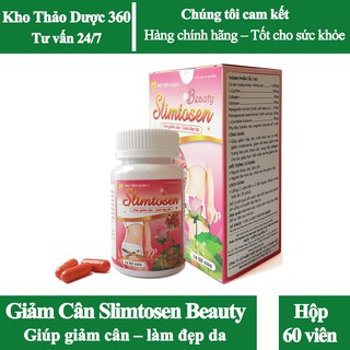 Giảm Cân Slimtosen Beauty học viện Quân Y - hộp 60 viên