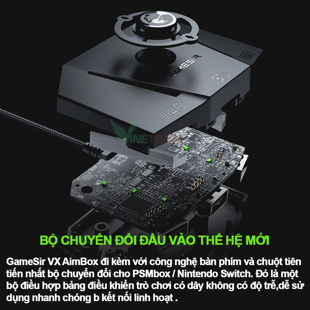 GameSir VX / VX2 AimBox bộ chuyển đổi bàn phím chuột cho Nintendo Switch/PS5 PS4/Xbox Dòng X/XBOX One