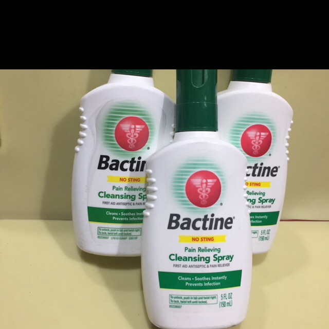 Bactine ổn định phun làm sạch sau cuối cuối của hình xăm