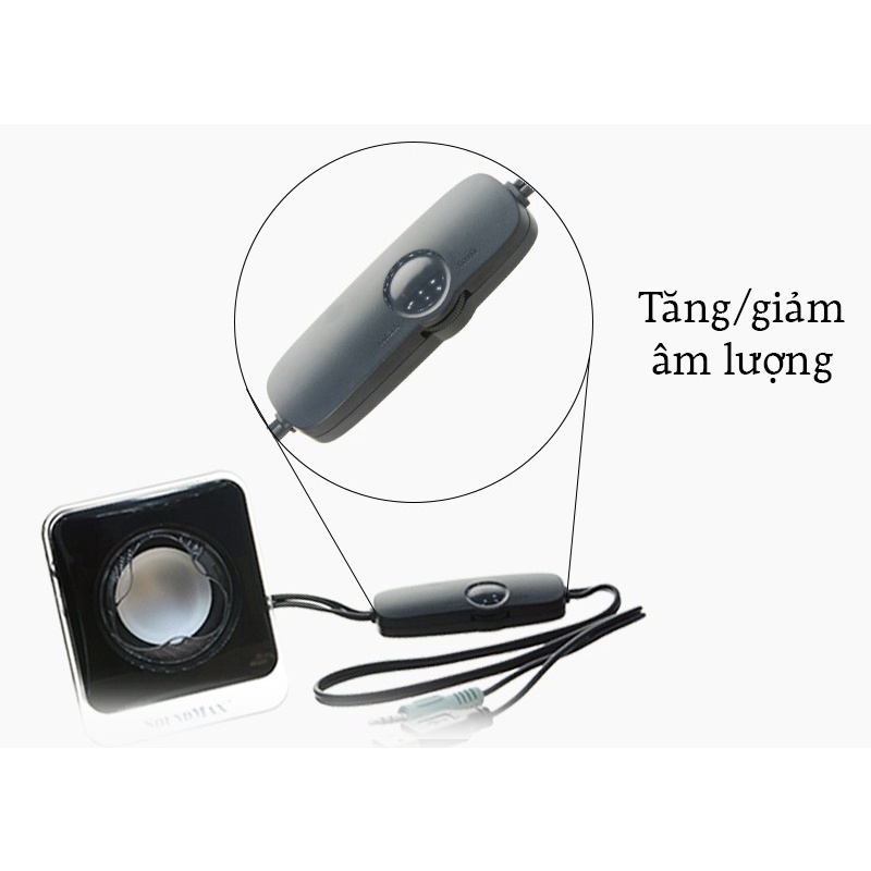 Loa máy tính SoundMax 2.0 A120 - Hàng chính hãng