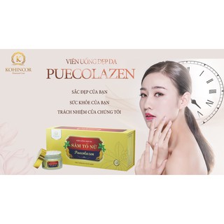 Viên uống đẹp da Sâm tố nữ Puecolazen