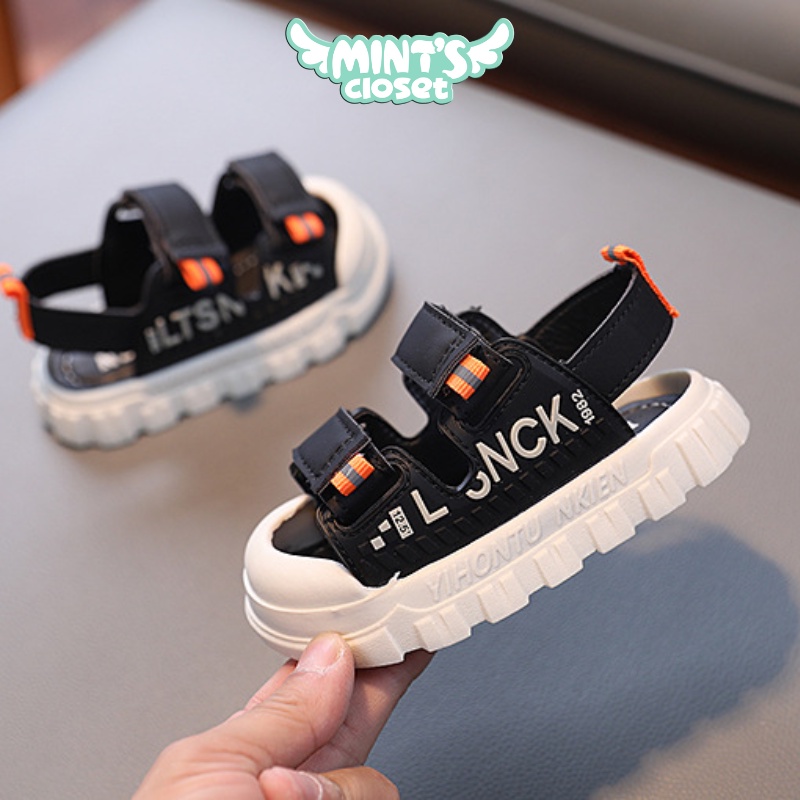 Giày sandal độn đế cao cho bé 1 2 3 tuổi MINTSCLOSET Mint's Closet - GD8112