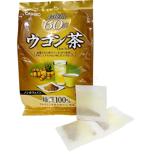 Trà nghệ Orihiro Ukon Tea hỗ trợ thải độc gan (60 gói)