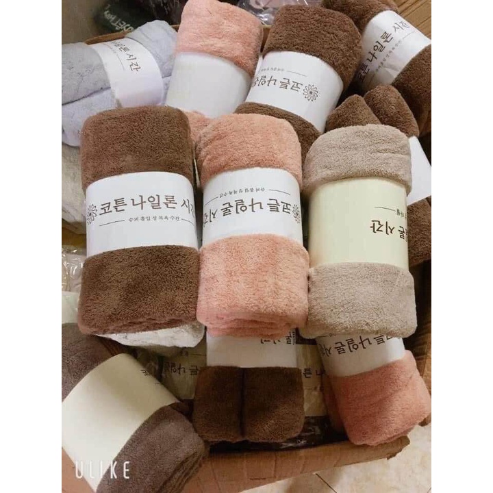 Khăn Tắm Xuất Hàn Loại Dày Size 140x70cm