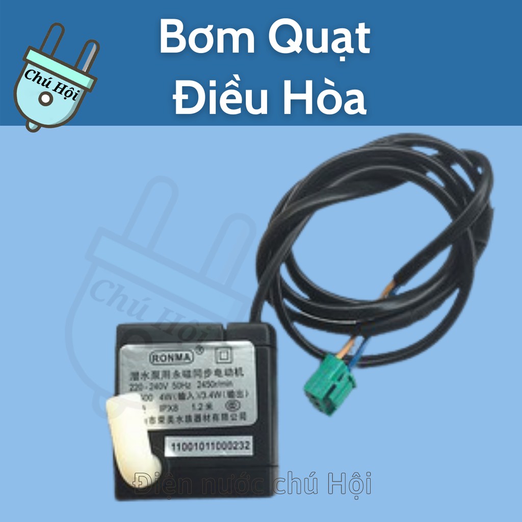 Bơm quạt điều hòa 4W thay thế các loại quạt Hơi Nước H-500 Điện nước chú Hội