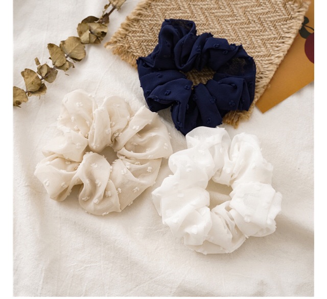 Buộc tóc scrunchies bi nổi ulzzang Quảng Châu