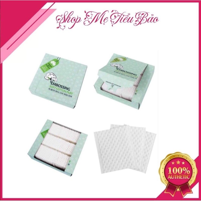 MEDI FLOWER - Bông tẩy trang Embossing 300 miếng