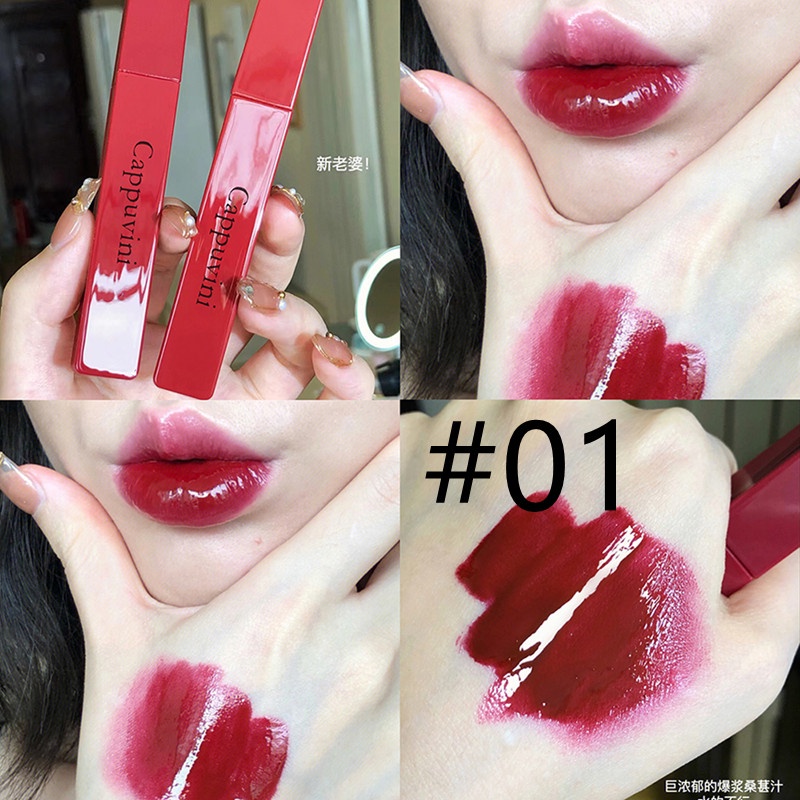 Son Kem Lì Kháng Nước CAPPUVINI 4g 6 Màu Lựa Chọn