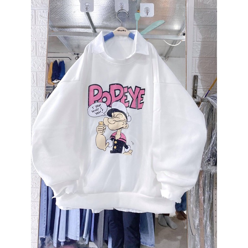 Áo Sweater Nỉ POPEYE Unisex Siêu Hot