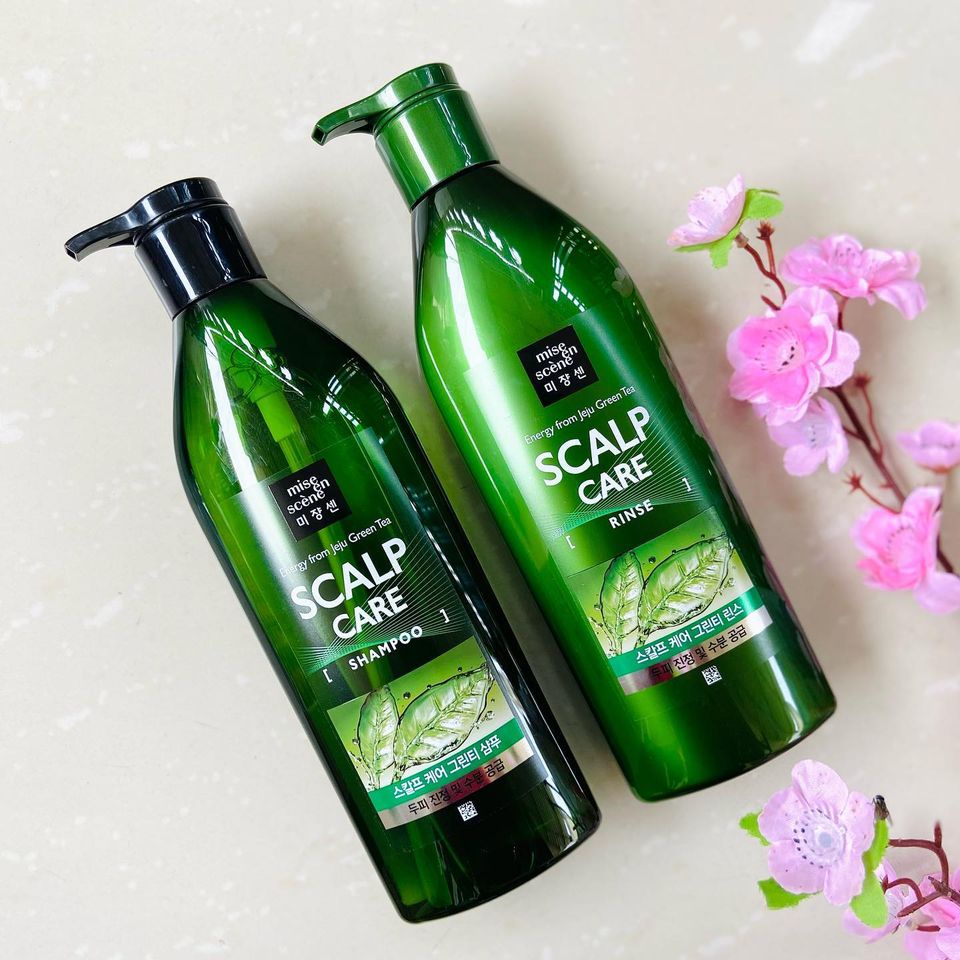 Bộ Dầu Gội + Xả Cho Tóc Gàu Và Nhạy Cảm Mise En Scene Scalp Care 2x680ml
