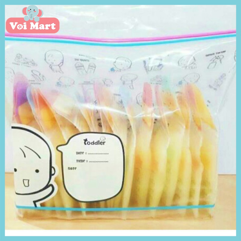 🌈🍀Ziplock Toddler Đa năng. (đựng thực phẩm, túi sữa, quần áo, vật dụng cá nhân)