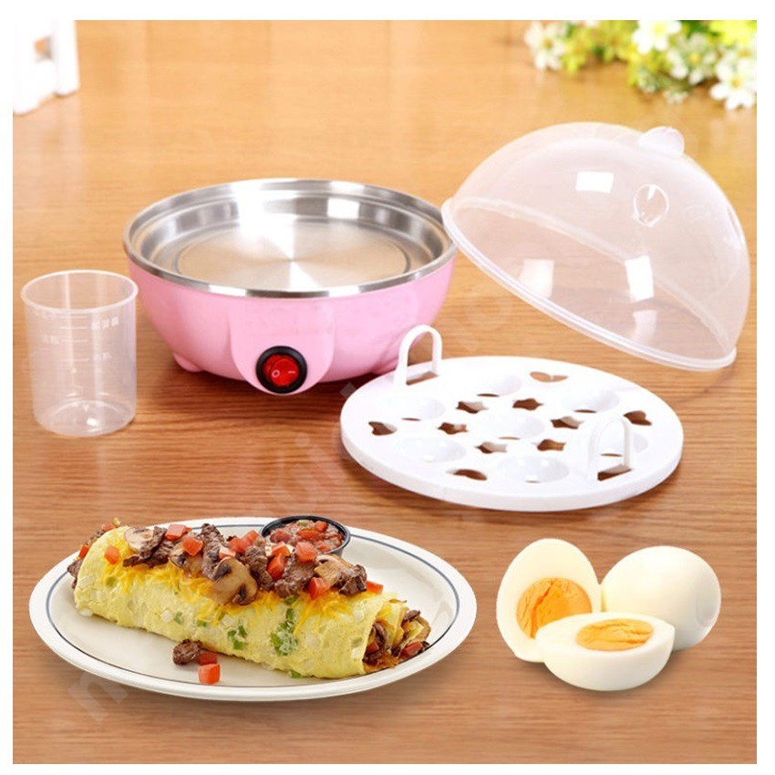Nồi hơi hấp thức ăn điện đa chức năng hai lớp và nồi nấu trứng | BigBuy360 - bigbuy360.vn
