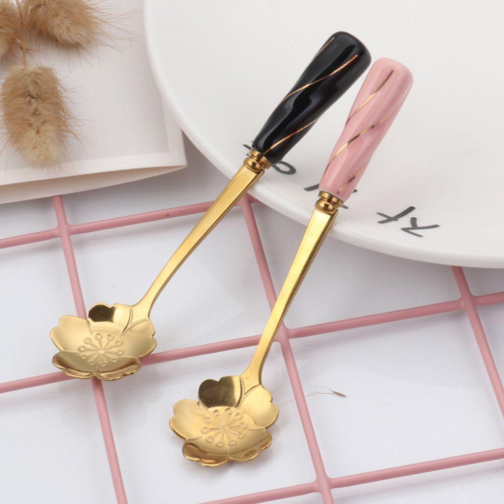 Suyo Thìa Hoa Anh Đào Sáng Tạo|Muỗng Cà Phê Lụa