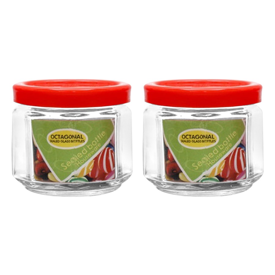 Bộ 5 hũ thủy tinh đựng gia vị tiện lợi