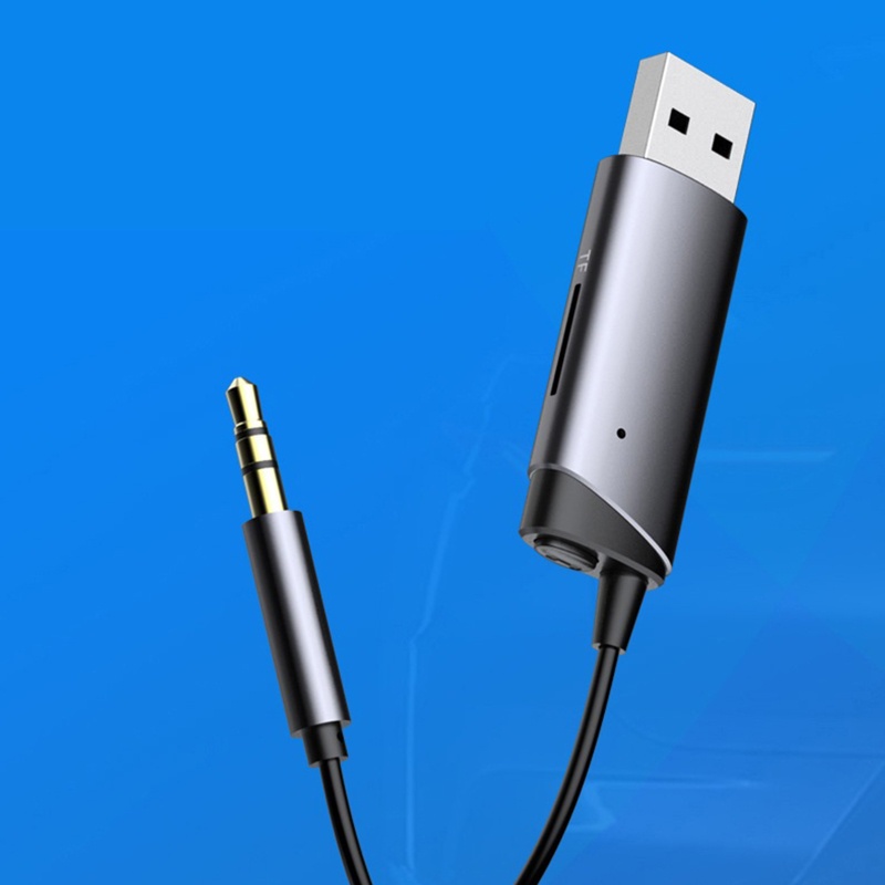 Thiết Bị Chuyển Đổi Nhận Tín Hiệu Cổng Type-C 3.5mm DC5V Hỗ Trợ TF-Card