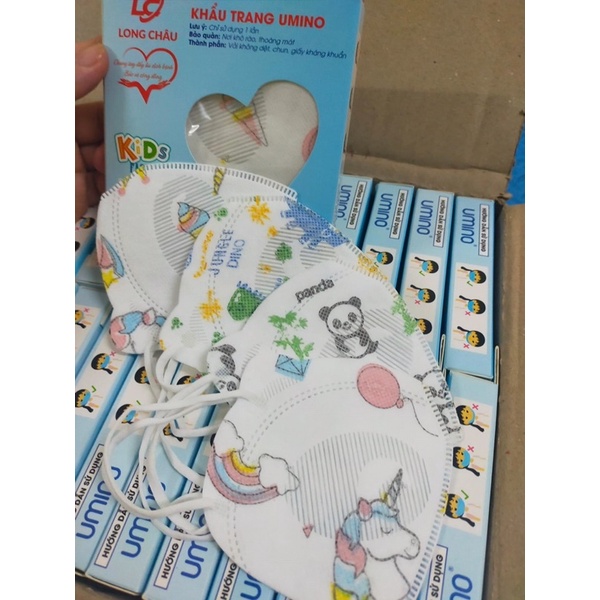 khẩu trang gấu e bé sét 50 chiếc