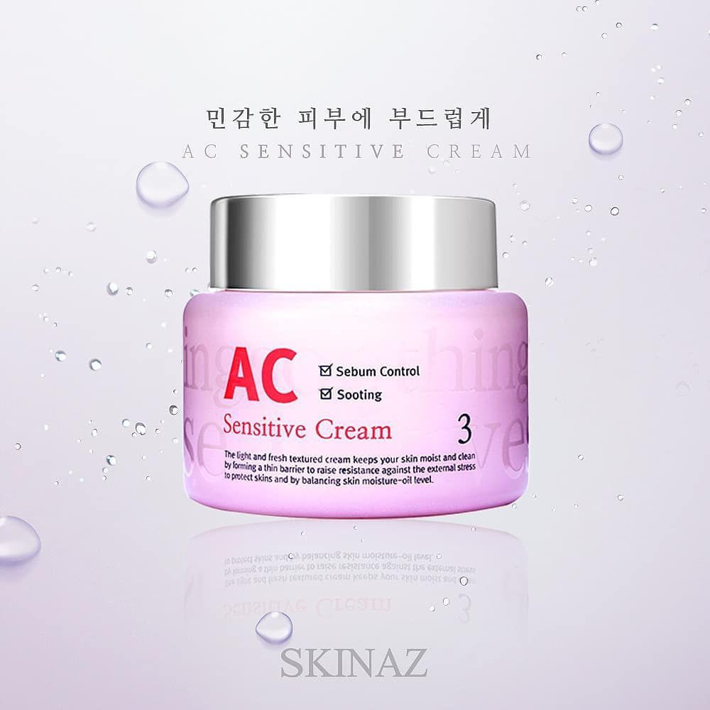 KEM DƯỠNG DA CAO CẤP AC SENSITIVE CREAM SKINAZ HÀN QUỐC - 100 ML