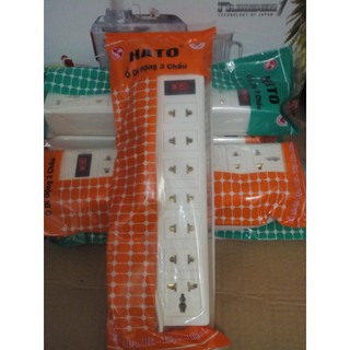 Ổ cắm điện vi tính 1 công tắc hato 3m
