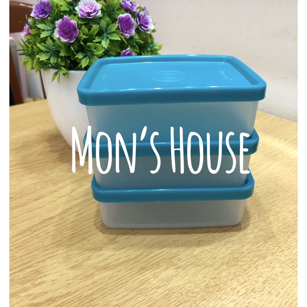 Bộ 3 hộp mini square 140ml Tupperware