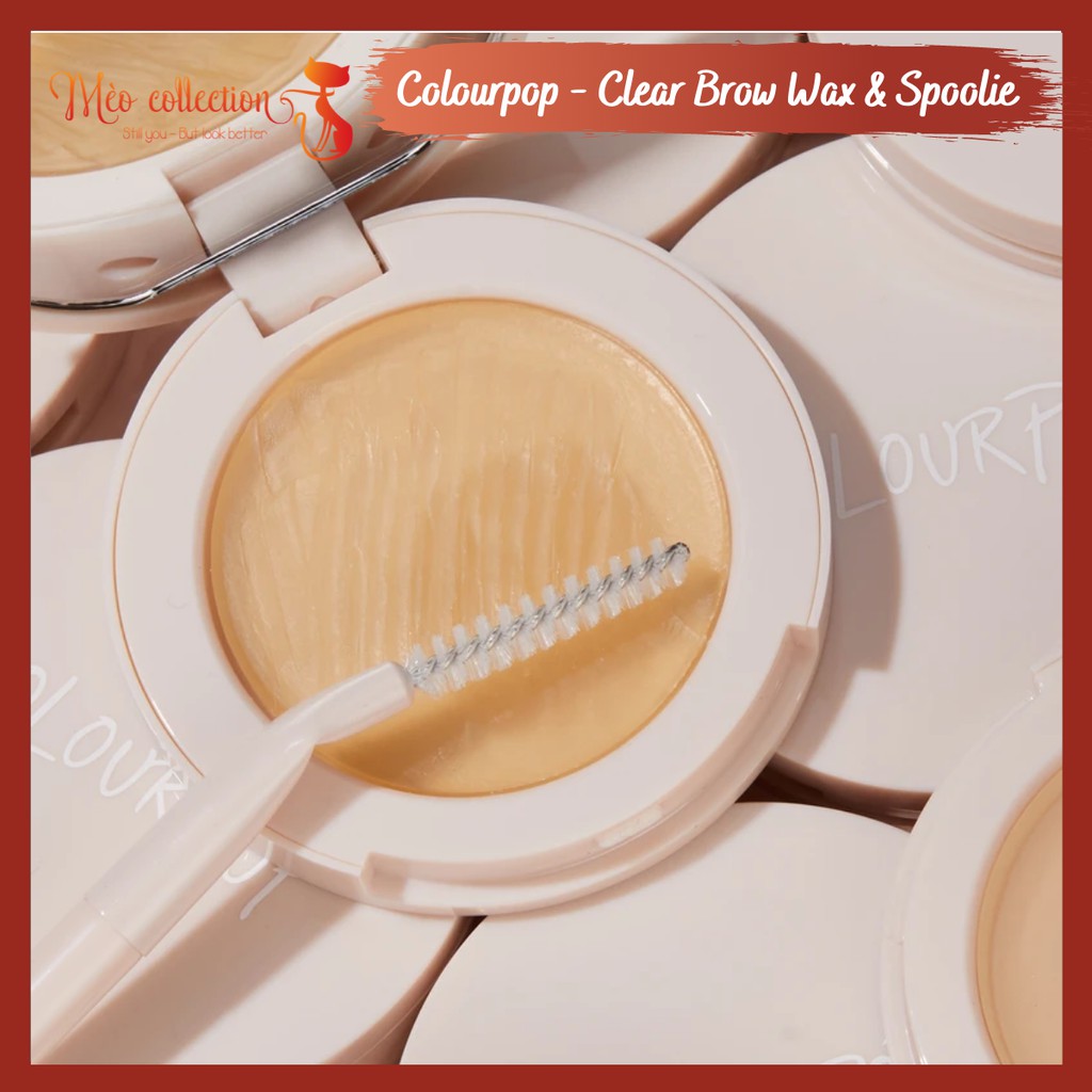 Sáp định hình chân mày Colourpop Brow Wax & Spoolie và cọ chuốt | BigBuy360 - bigbuy360.vn