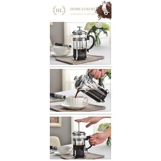 Bình thủy tinh pha trà-cafe kiểu Pháp