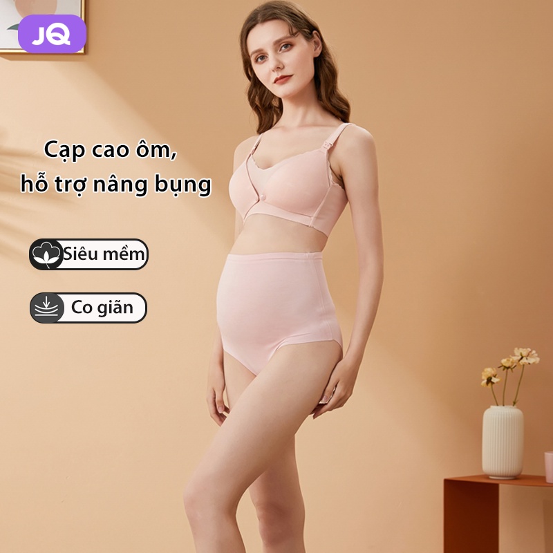 Quần lót bầu kháng khuẩn JOYNCLEON cạp cao hỗ trợ nâng bụng