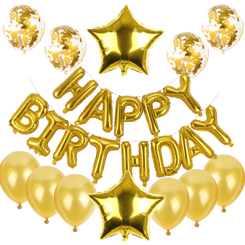 Set bóng trang trí sinh nhật siêu đẹp dễ làm tại nhà