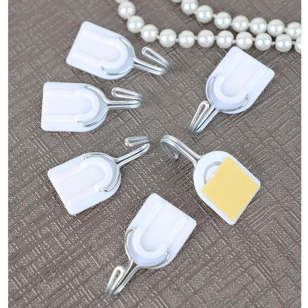 Vỉ 6 Móc Dán Tường MOC01 Cho Vật Dụng Nhẹ