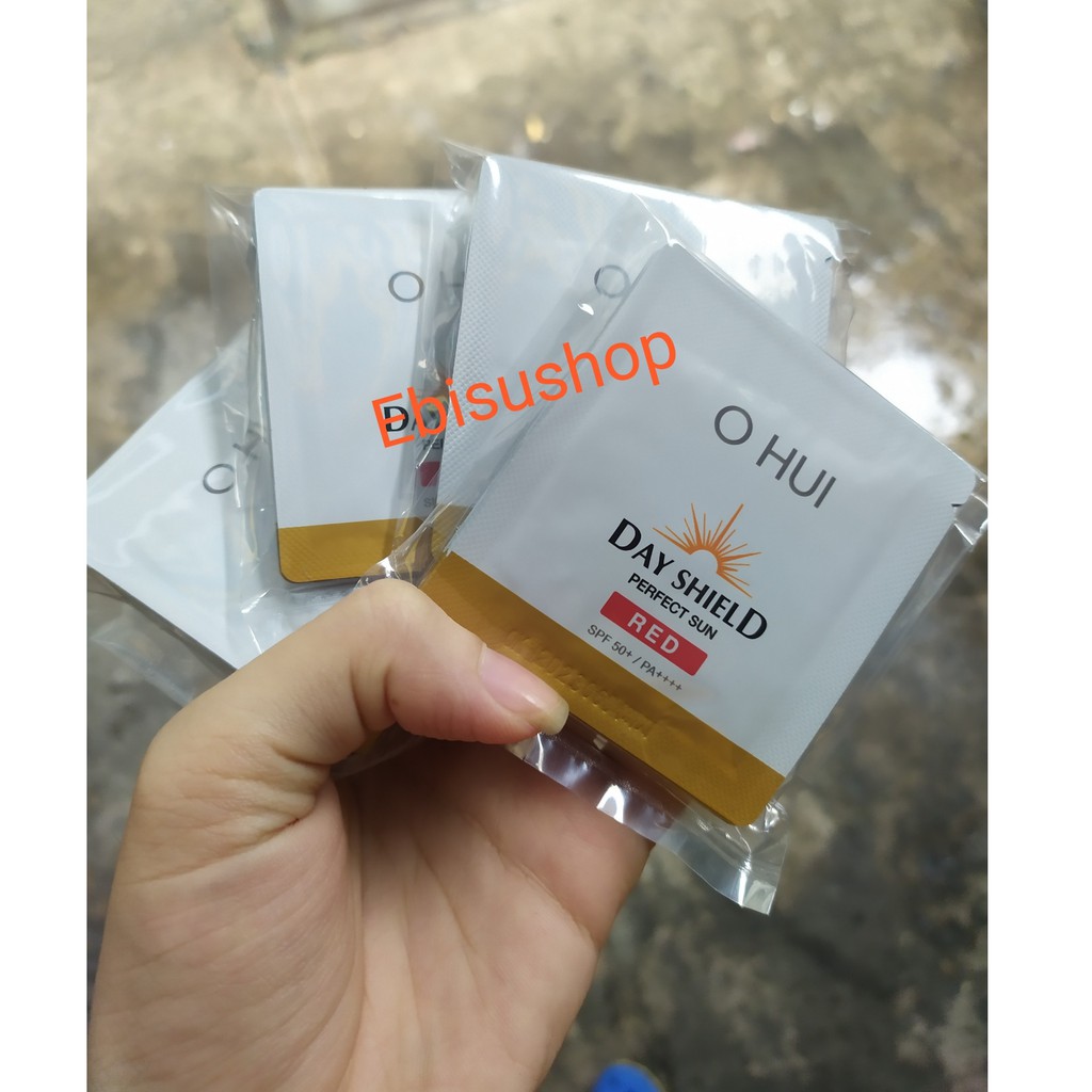 [Date 2023] Combo 50 gói kem chống nắng ohui Red_Chống nắng OHUI Day Shield Perfect Sun Red SPF50+ / PA++++