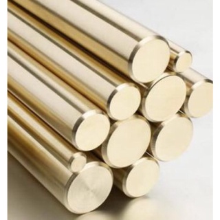 Thanh đồng vàng tròn đặc phi 18mm (đường kính 18mm ) dài 50cm -1m