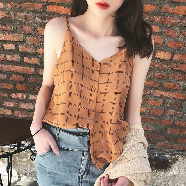 Áo 2 Dây Caro Nhiều Màu | BigBuy360 - bigbuy360.vn