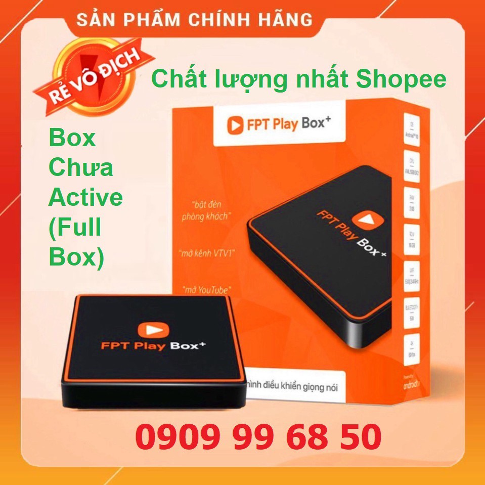 Android TiVi box S500  AndroidTV 10 - Đã cài sẵn kênh YouTube, Chorme - Điều Khiển Giọng Nói