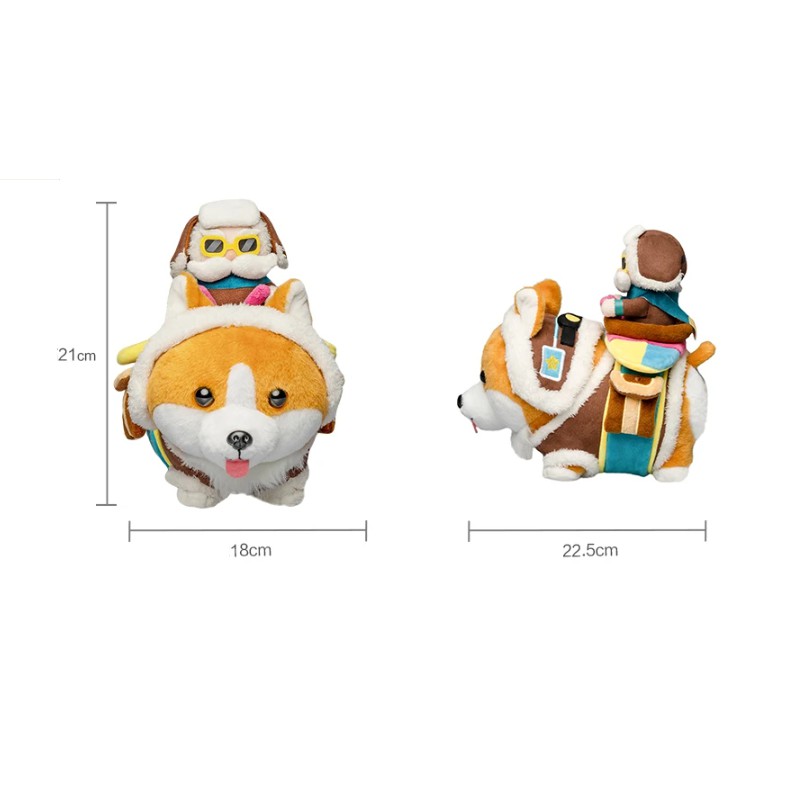 Gấu bông LoL Corgi Corki - Gấu bông LMHT - Chính hãng Riot Games