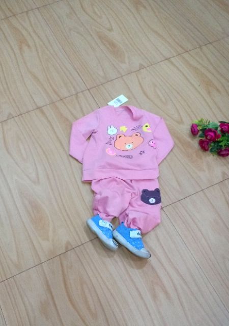 Bộ nỉ da cá bé trai/ gái (hình thật)