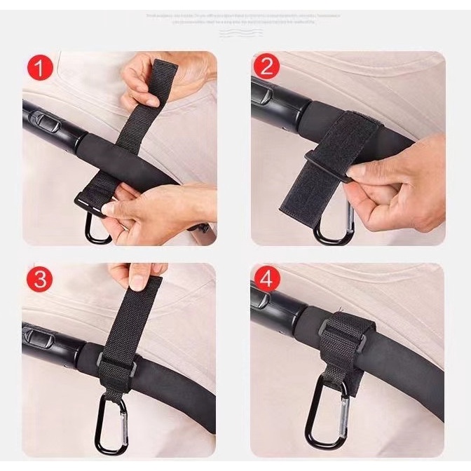 Móc Treo Đồ Đa Năng Bằng Hợp Kim Nhôm Gắn Tay Lái Xe Đạp