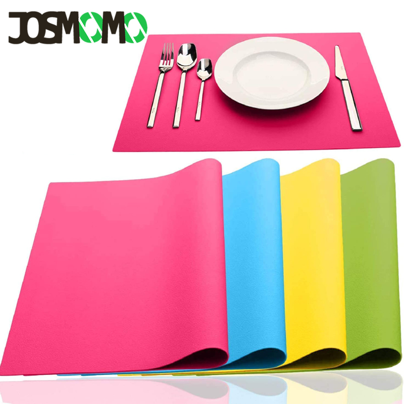 JOSMOMO 40 * 30CM Tấm lót silicone không dính chịu nhiệt Nướng bánh lót Tấm lót bàn Bảo vệ bàn ăn Bánh ngọt Tấm lót bàn ăn Phụ kiện nhà bếp