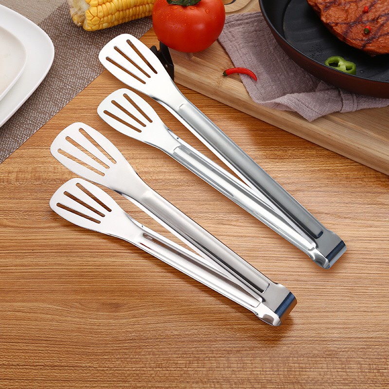 Kẹp gắp đồ ăn bằng inox, dụng cụ chế biến đồ ăn dặm cho bé 𝐄𝟎𝟖