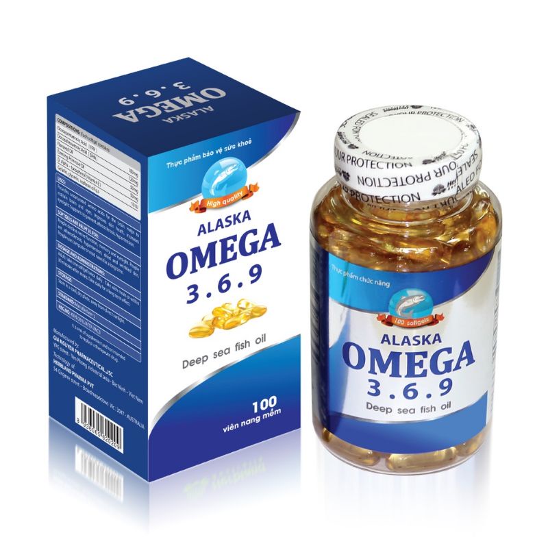 Viên dầu cá Omega 369 lọ 100 viên Việt Đức