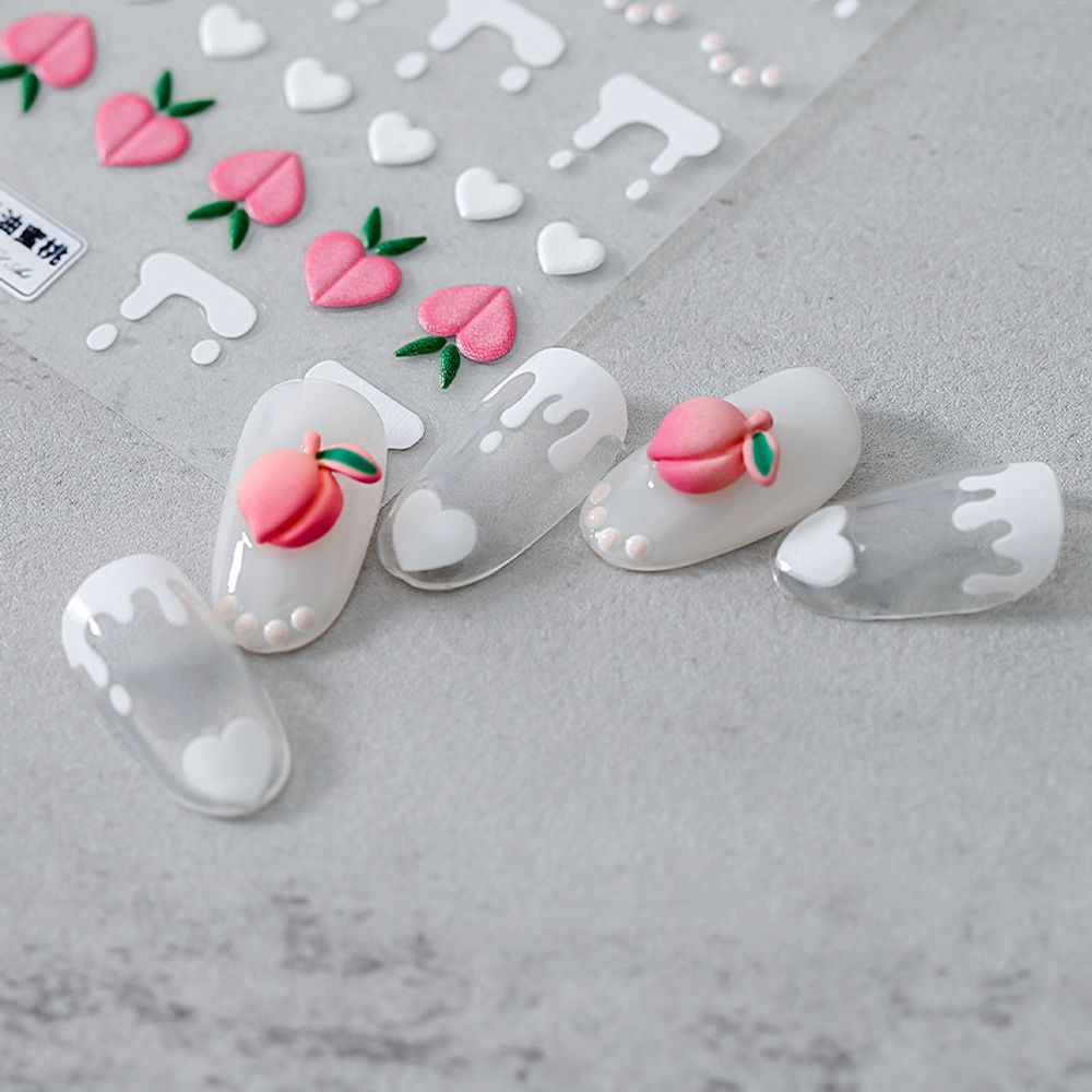 [Hàng mới về] Miếng dán trang trí móng tay hình động vật hoạt hình thời trang diy